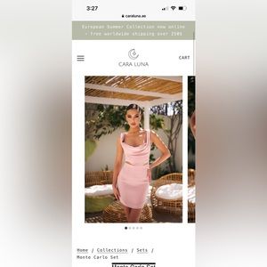 Gorgeous two piece set from small boutique in Dubai